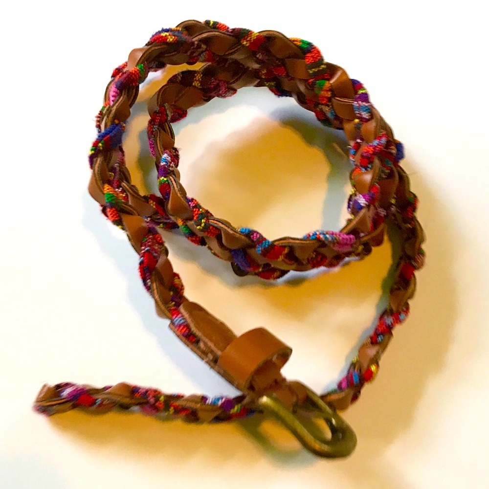 🟣EUC🟣Multi Color Braided Belt